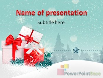 Yuklab olish Bayramona PowerPoint shabloni �772 taqdimot uchun bepul