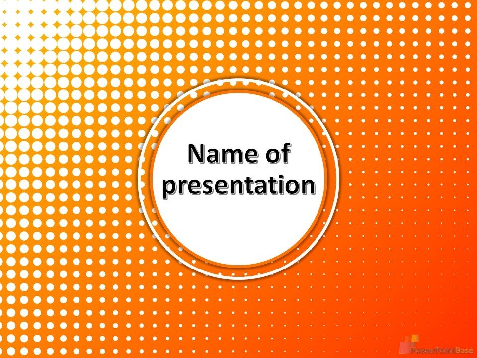 Yuklab olish PowerPoint shabloni ¹779 to’q sariq tuslarda taqdimot uchun bepul