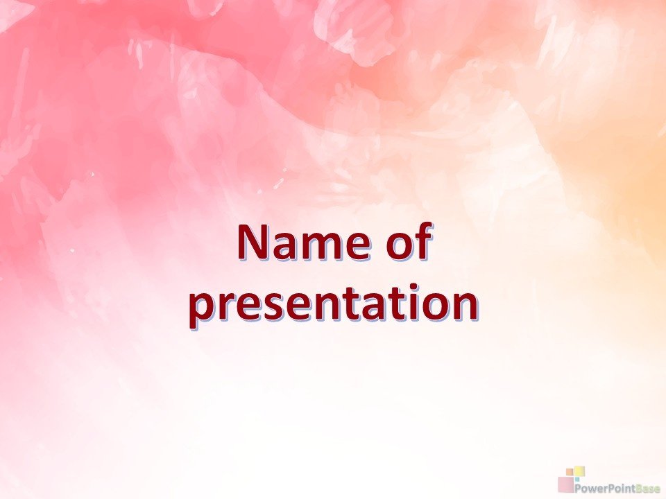 Завантажити Шаблон PowerPoint №798 у рожевих тонах для презентації безкоштовно