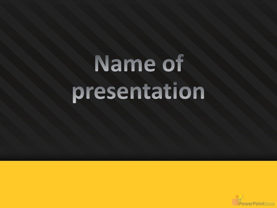 Завантажити Шаблон PowerPoint №809 у чорних тонах для презентації безкоштовно