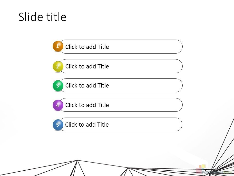 Yuklab olish PowerPoint shabloni �811 oq tuslarda taqdimot uchun bepul