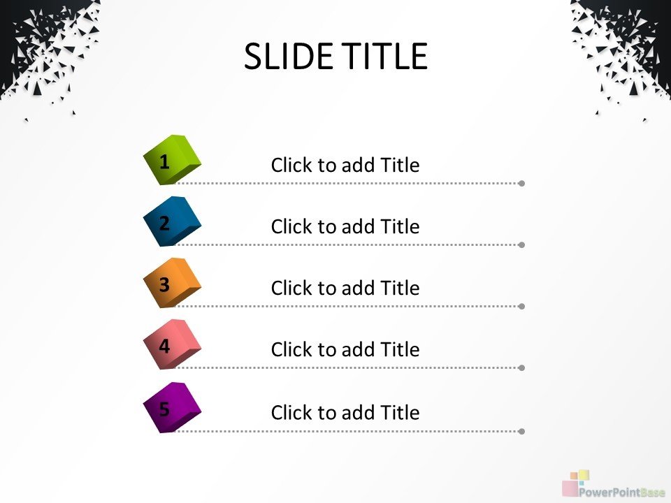 Yuklab olish PowerPoint shabloni �851 qora tuslarda taqdimot uchun bepul