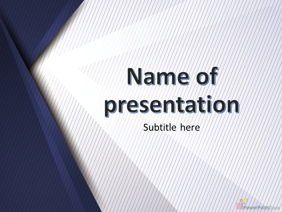 Yuklab olish PowerPoint shabloni �853 ko�k tuslarda taqdimot uchun bepul