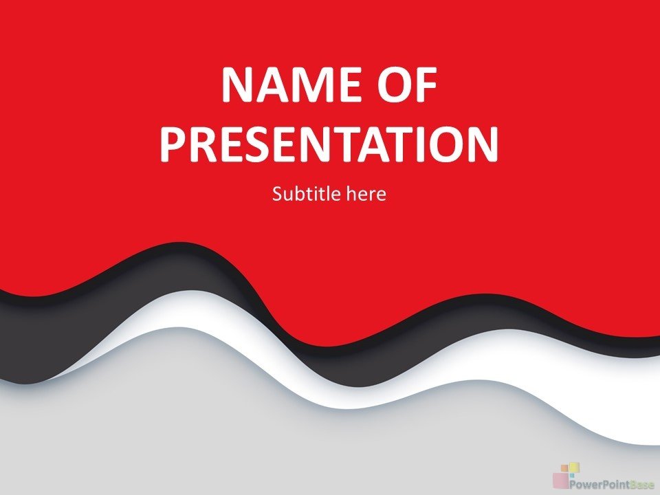 Yuklab olish PowerPoint shabloni ¹864 qizil tuslarda taqdimot uchun bepul