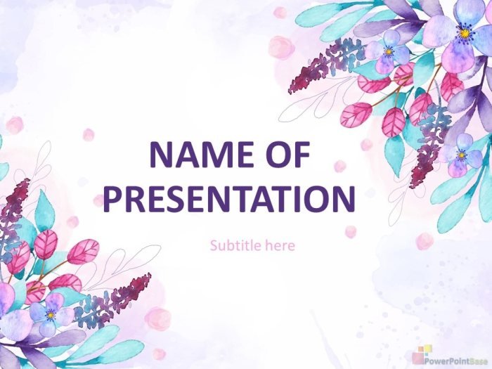 Yuklab olish Tabiat haqida PowerPoint shabloni �866 taqdimot uchun bepul