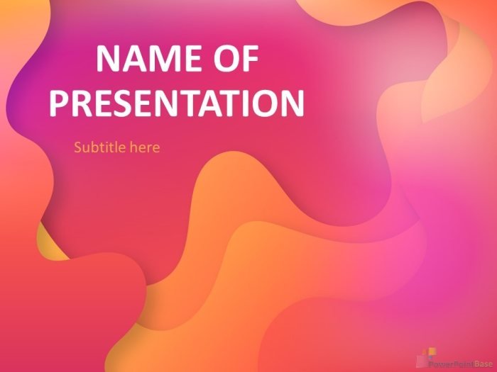 Yuklab olish Abstrakt PowerPoint shabloni �869 taqdimot uchun bepul