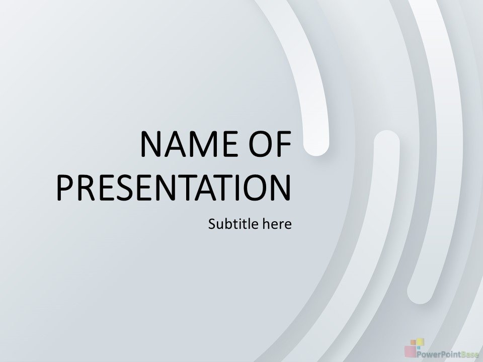 Завантажити Шаблон PowerPoint №893 у сірих тонах для презентації безкоштовно