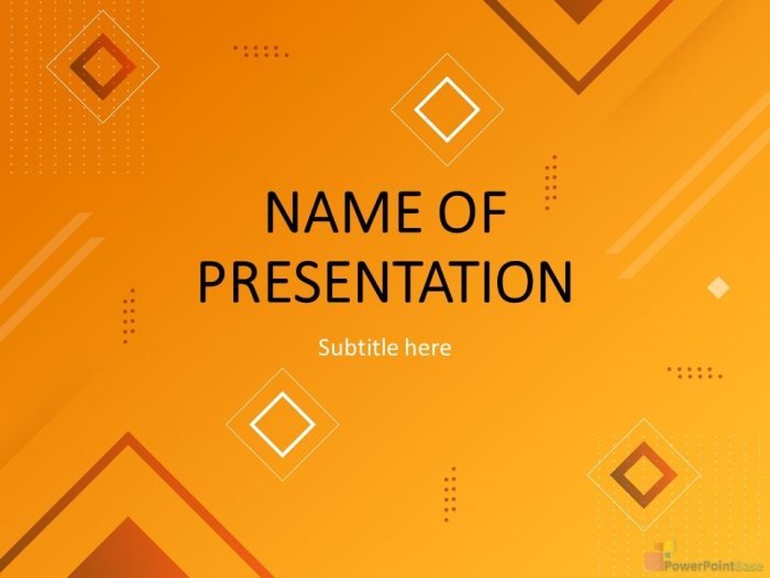 Yuklab olish PowerPoint shabloni �892 to�q sariq tuslarda taqdimot uchun bepul