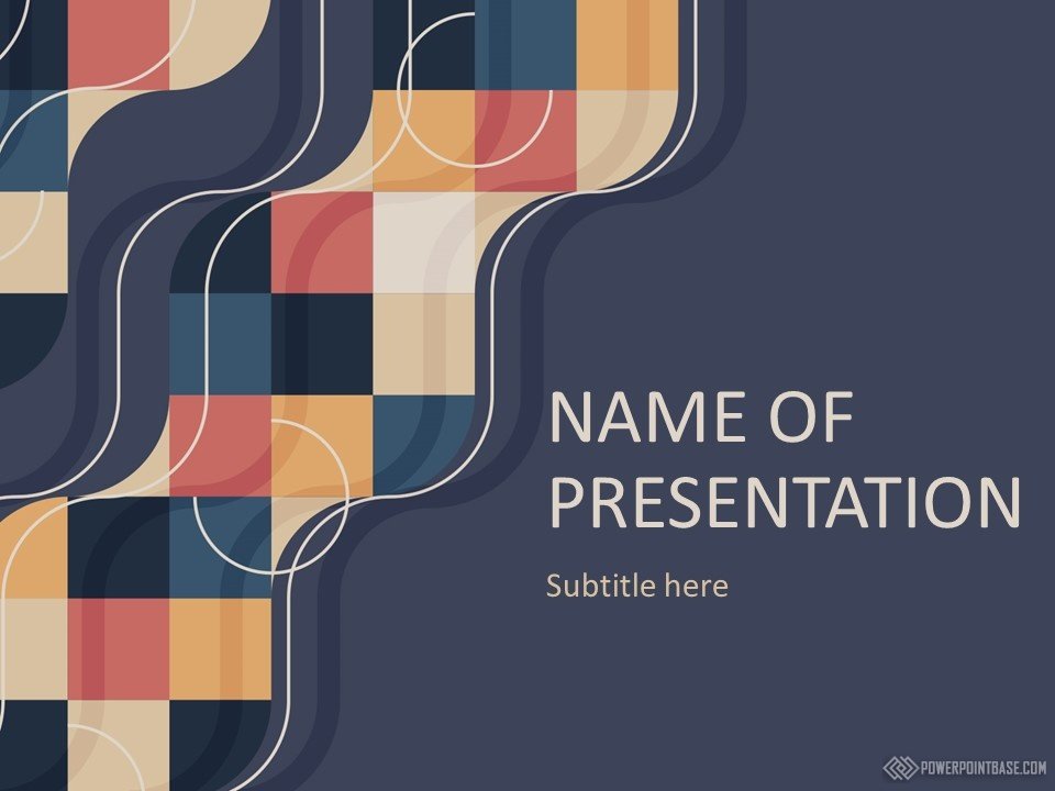 Yuklab olish PowerPoint shabloni ¹916 ko’k tuslarda taqdimot uchun bepul