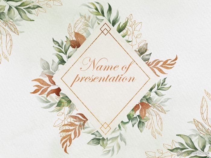 Yuklab olish Tabiat haqida PowerPoint shabloni �922 taqdimot uchun bepul