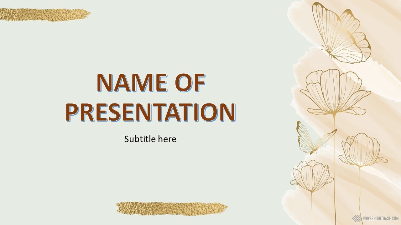 Yuklab olish Tabiat haqida PowerPoint shabloni �945 taqdimot uchun bepul