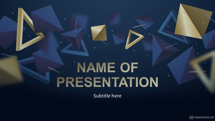 Yuklab olish Abstrakt PowerPoint shabloni �951 taqdimot uchun bepul