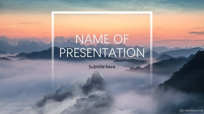Yuklab olish Tabiat haqida PowerPoint shabloni �965 taqdimot uchun bepul