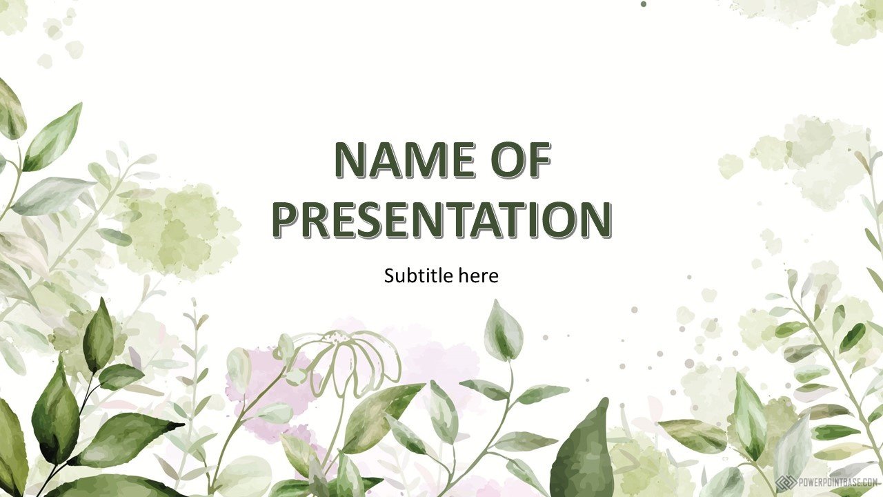 Yuklab olish Tabiat haqida PowerPoint shabloni ¹970 taqdimot uchun bepul