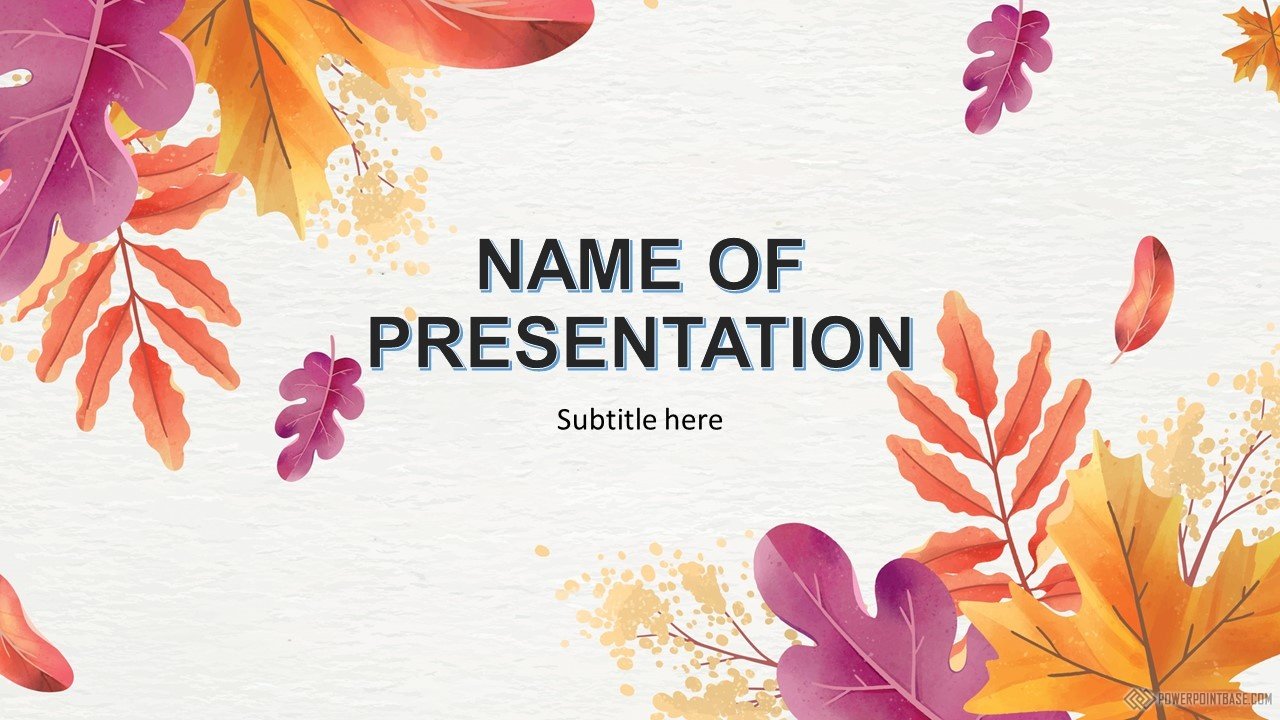Завантажити Шаблон PowerPoint про природу №980 для презентації безкоштовно