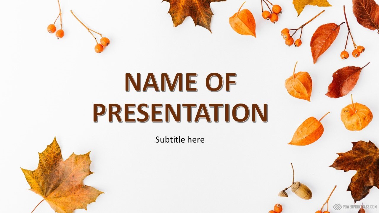 Завантажити Шаблон PowerPoint про природу №982 для презентації безкоштовно