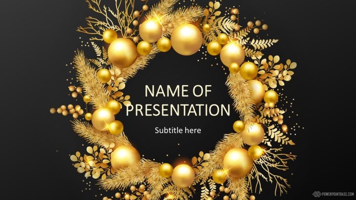 Yuklab olish Bayramona PowerPoint shabloni �989 taqdimot uchun bepul