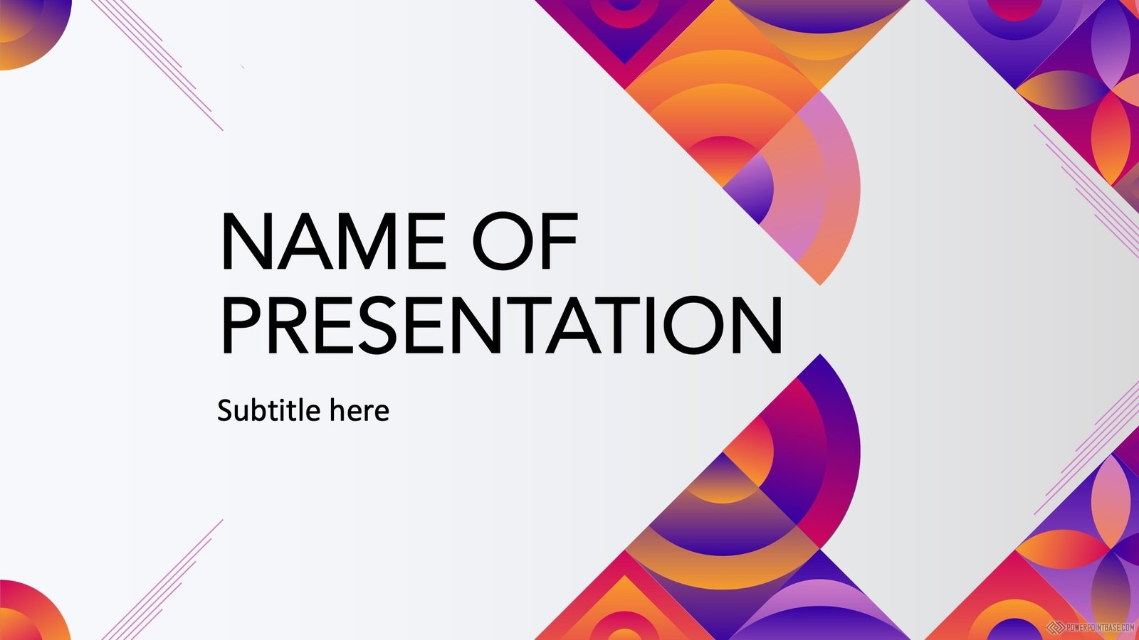 Yuklab olish Abstrakt PowerPoint shabloni ¹1024 taqdimot uchun bepul
