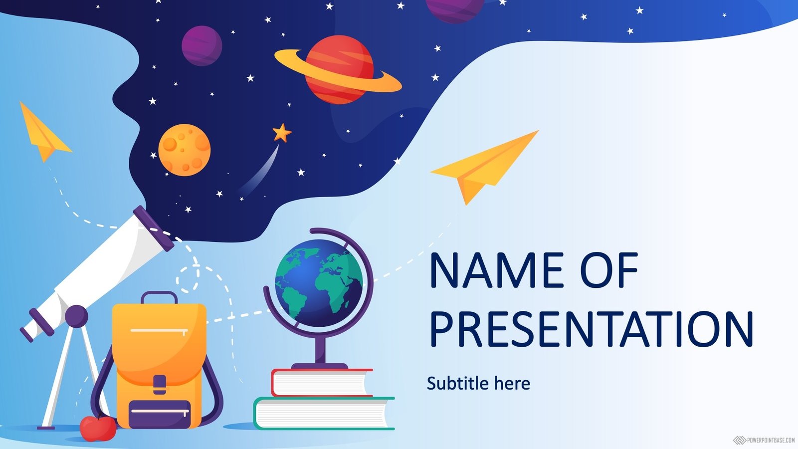 Yuklab olish Maktab PowerPoint shabloni �1049 taqdimot uchun bepul