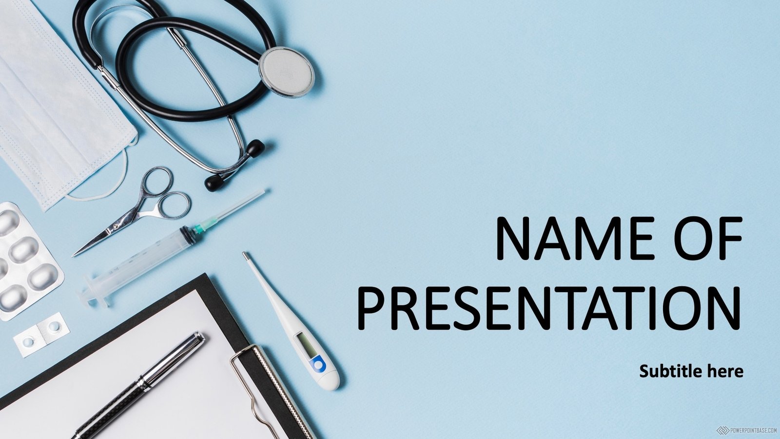 Yuklab olish Tibbiy PowerPoint shabloni ¹1066 taqdimot uchun bepul