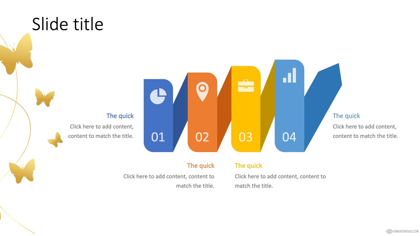 Yuklab olish PowerPoint shabloni �1101 oq tuslarda taqdimot uchun bepul