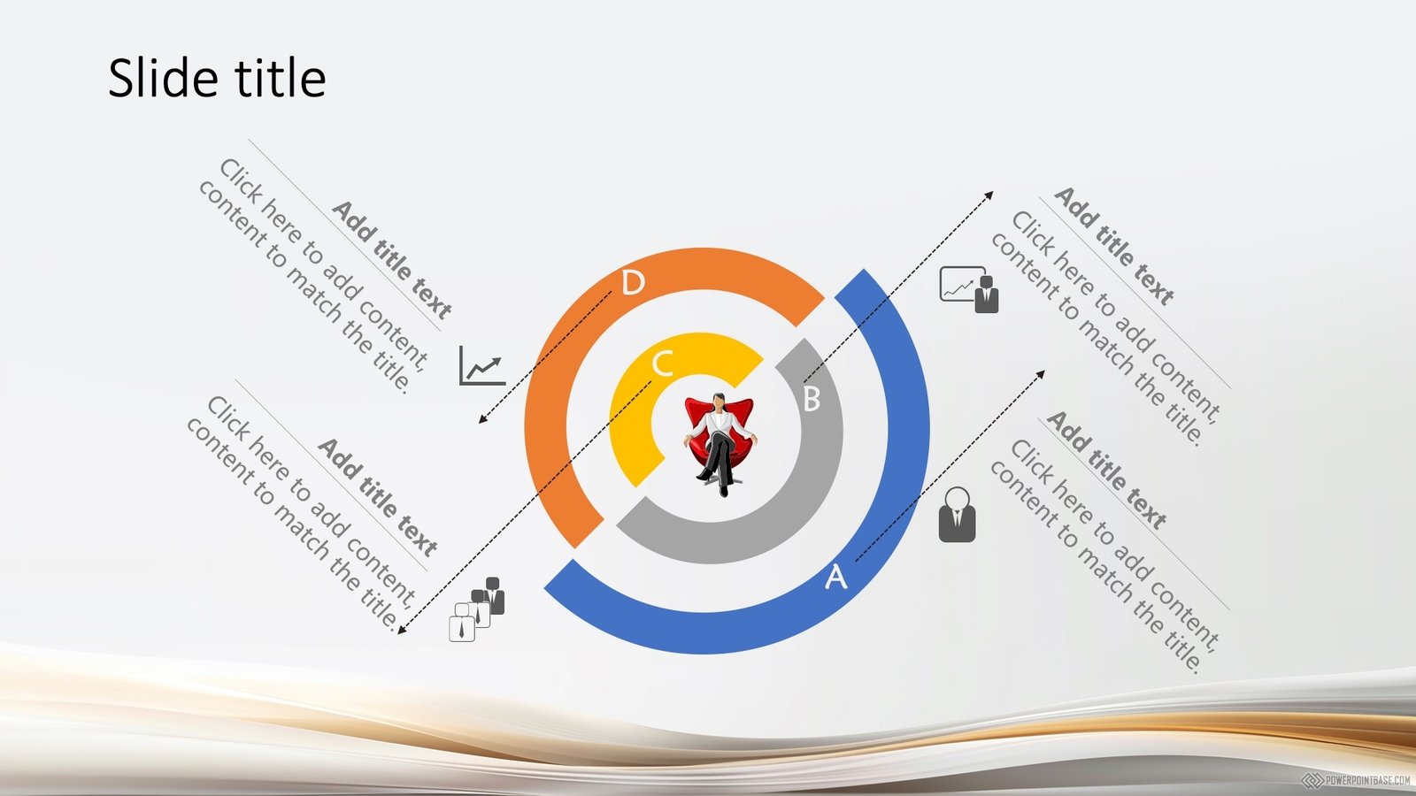 Yuklab olish PowerPoint shabloni ¹1104 kulrang tuslarda taqdimot uchun bepul