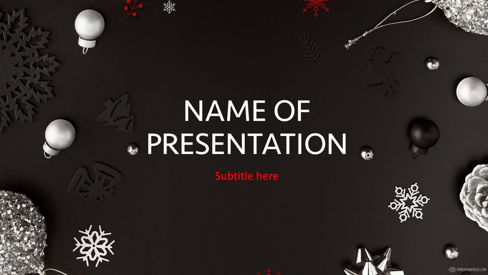 Завантажити Новорічний шаблон PowerPoint №1113 для презентації безкоштовно