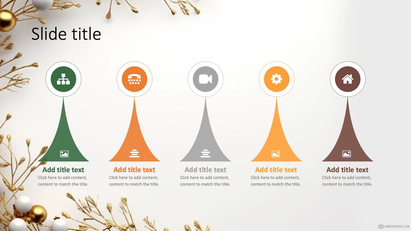 Yuklab olish Bayramona PowerPoint shabloni �1115 taqdimot uchun bepul