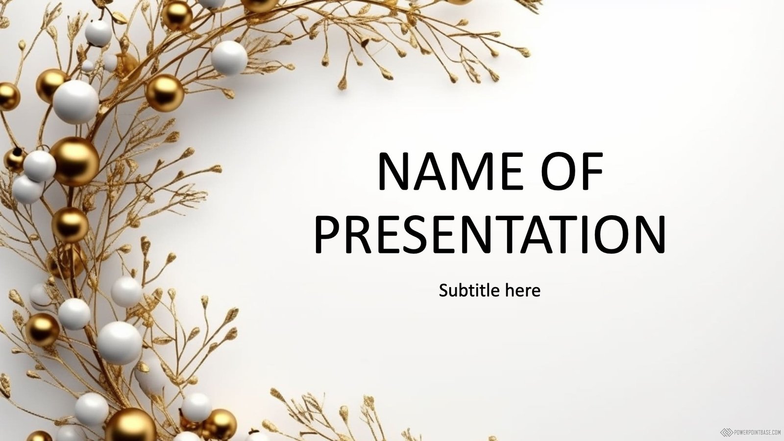 Yuklab olish Bayramona PowerPoint shabloni �1115 taqdimot uchun bepul