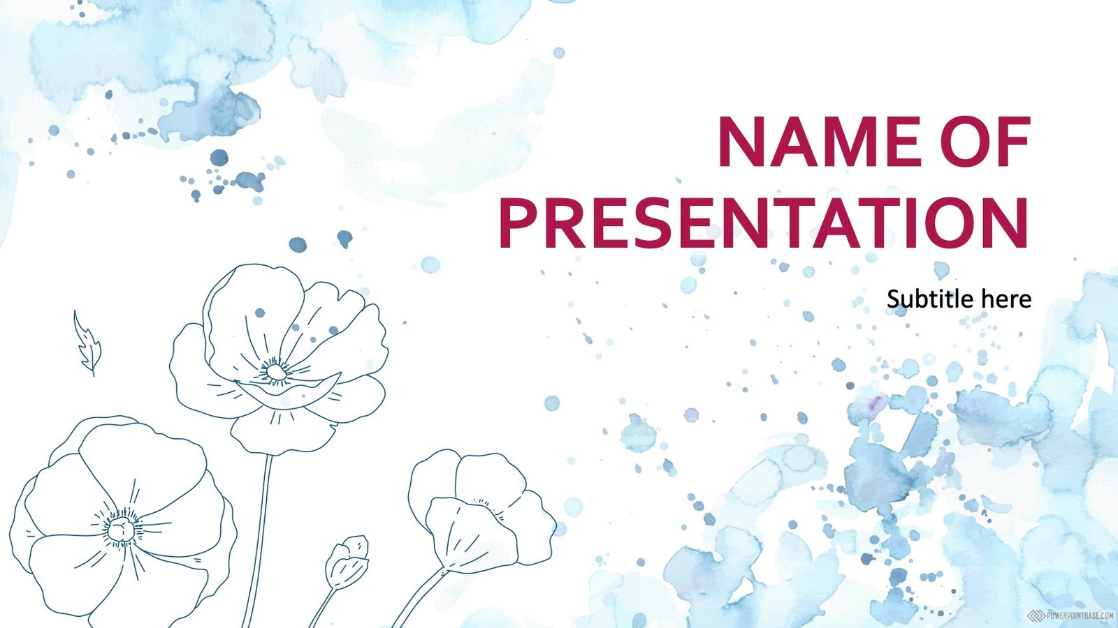 Yuklab olish Qo’lda chizilgan PowerPoint shabloni ¹1141 taqdimot uchun bepul