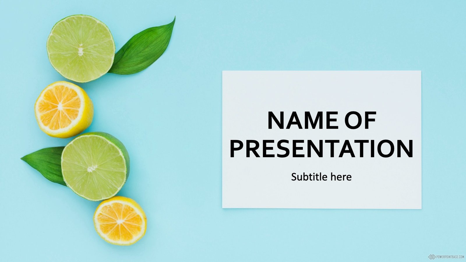 Yuklab olish PowerPoint shabloni �98 ko�k tuslarda taqdimot uchun bepul