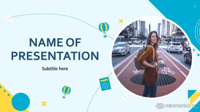 Yuklab olish Turizm haqida PowerPoint shabloni �153 taqdimot uchun bepul