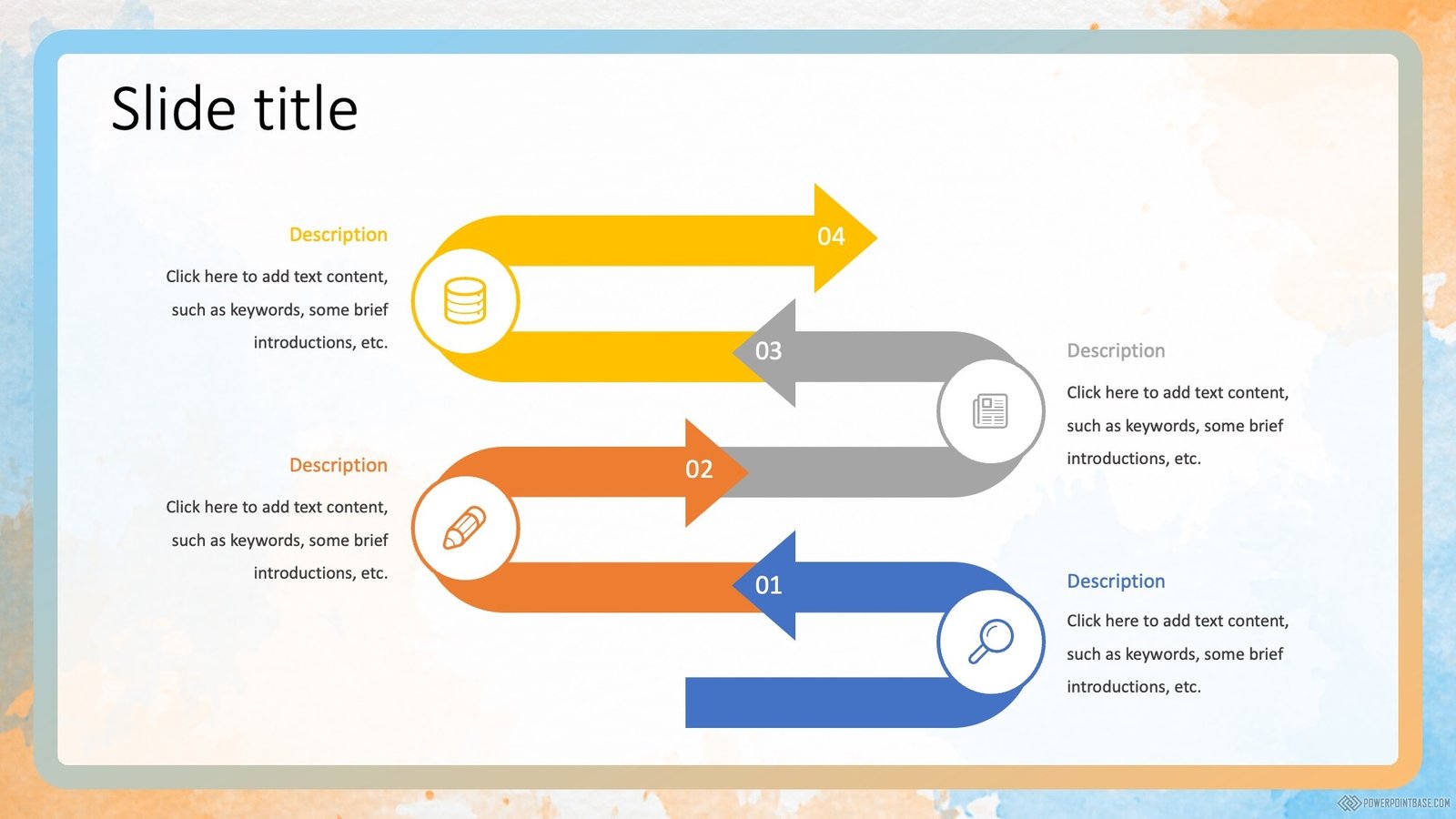 Yuklab olish Qo’lda chizilgan PowerPoint shabloni ¹1174 taqdimot uchun bepul