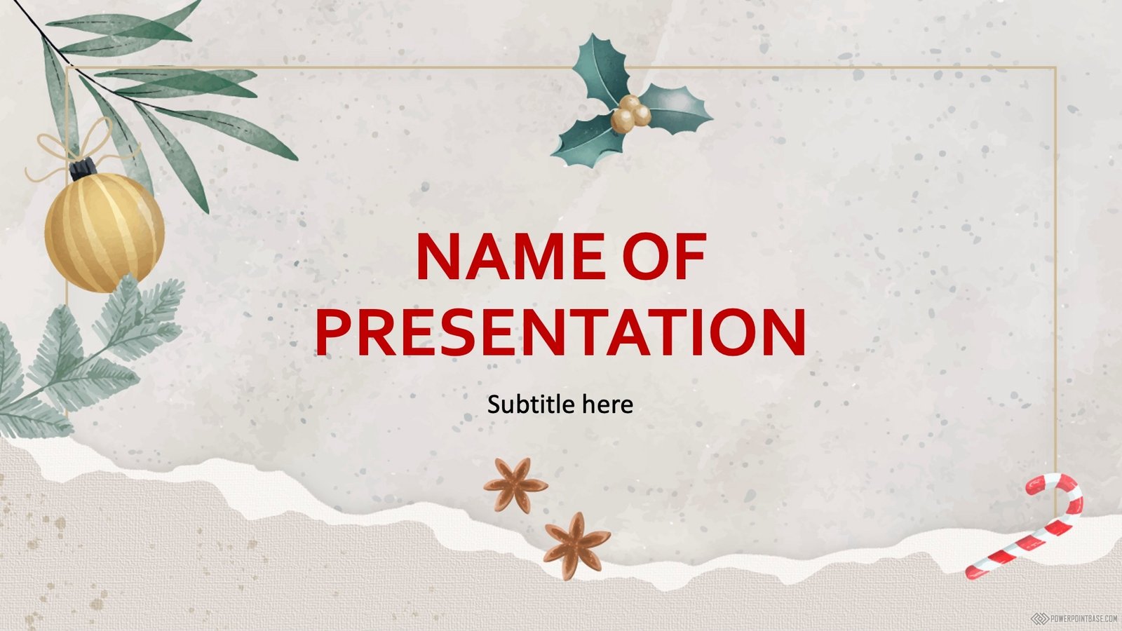 Yuklab olish Bayramona PowerPoint shabloni ¹1200 taqdimot uchun bepul
